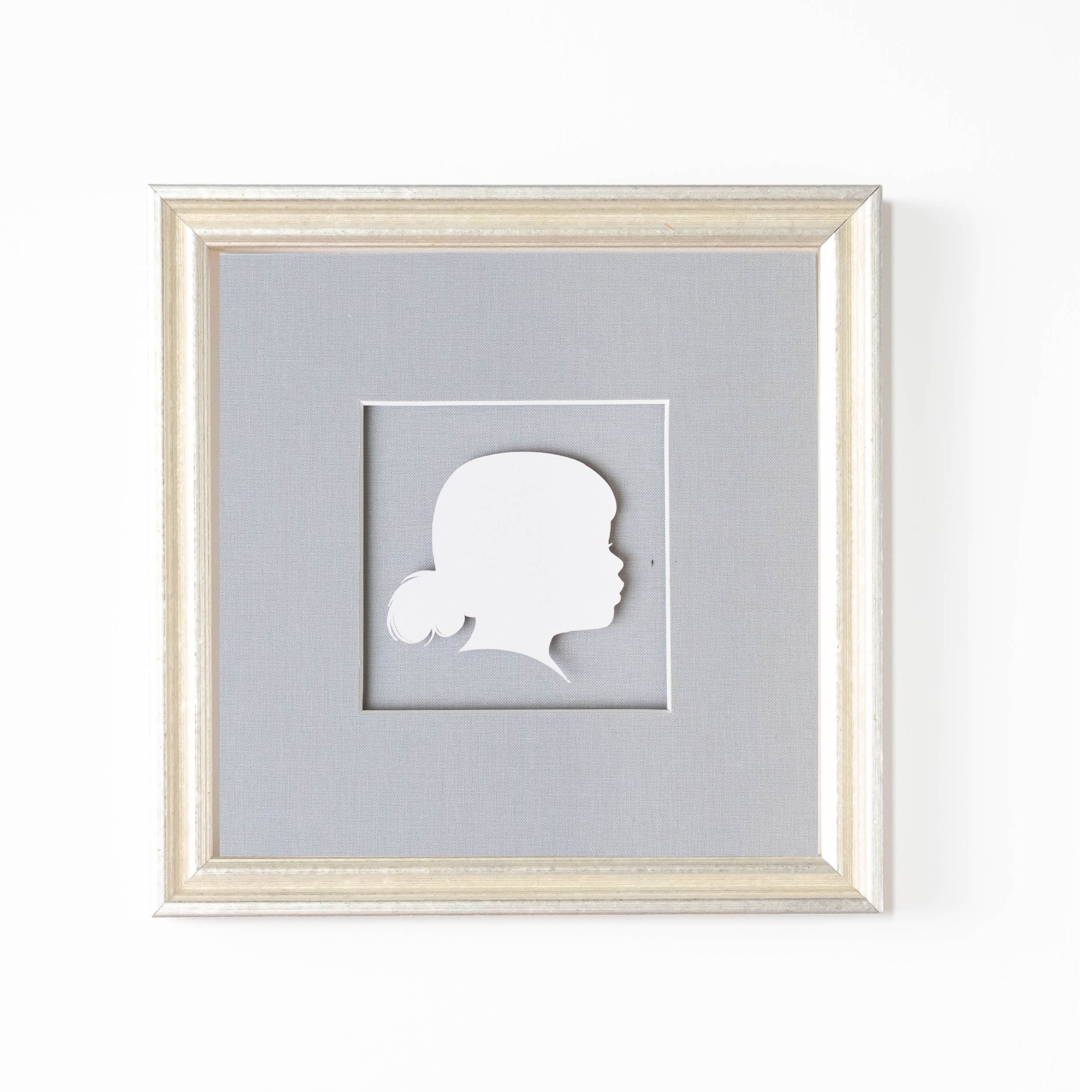 SOLD OUT* Framed Custom Silhouette * orders opening again IN JAN 2024
